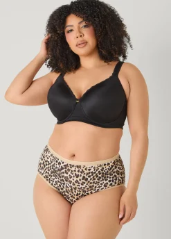 Animal Print Stretch Cotton Briefs