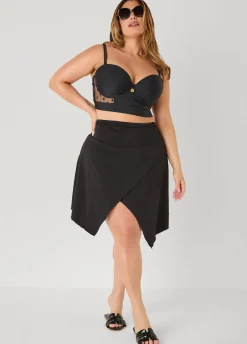 Asymmetric Swim Skort