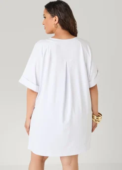 Athletic Knit Side Split Top