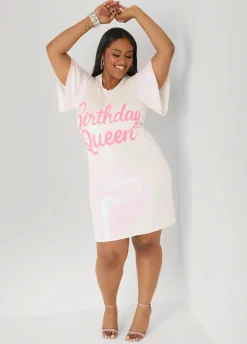 Birthday Queen Sequin Dress
