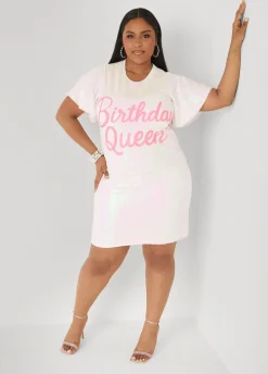 Birthday Queen Sequin Dress