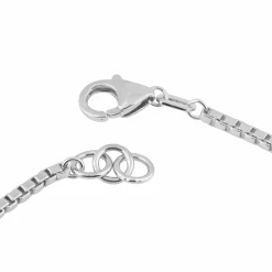 Birthstone Bracelet in Sterling Silver, Oval Cut 5*7mm, 7 Inches with an Extender, 12 Gemstone Options, Gift Box Included - April, White Zircon