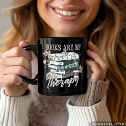 Books Are My Therapy Mug