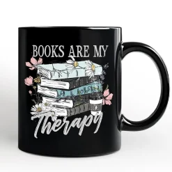 Books Are My Therapy Mug