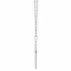 0.25 Carat Cross Lab Diamond Necklace