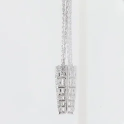 1 Carat Lab Diamond Heart Sterling Silver Necklace