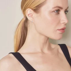 0.25 Carat Lab Diamond Infinity Hoop Earrings