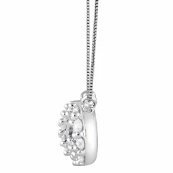 0.20 Carat Lab Diamond Infinity Pendant Necklace