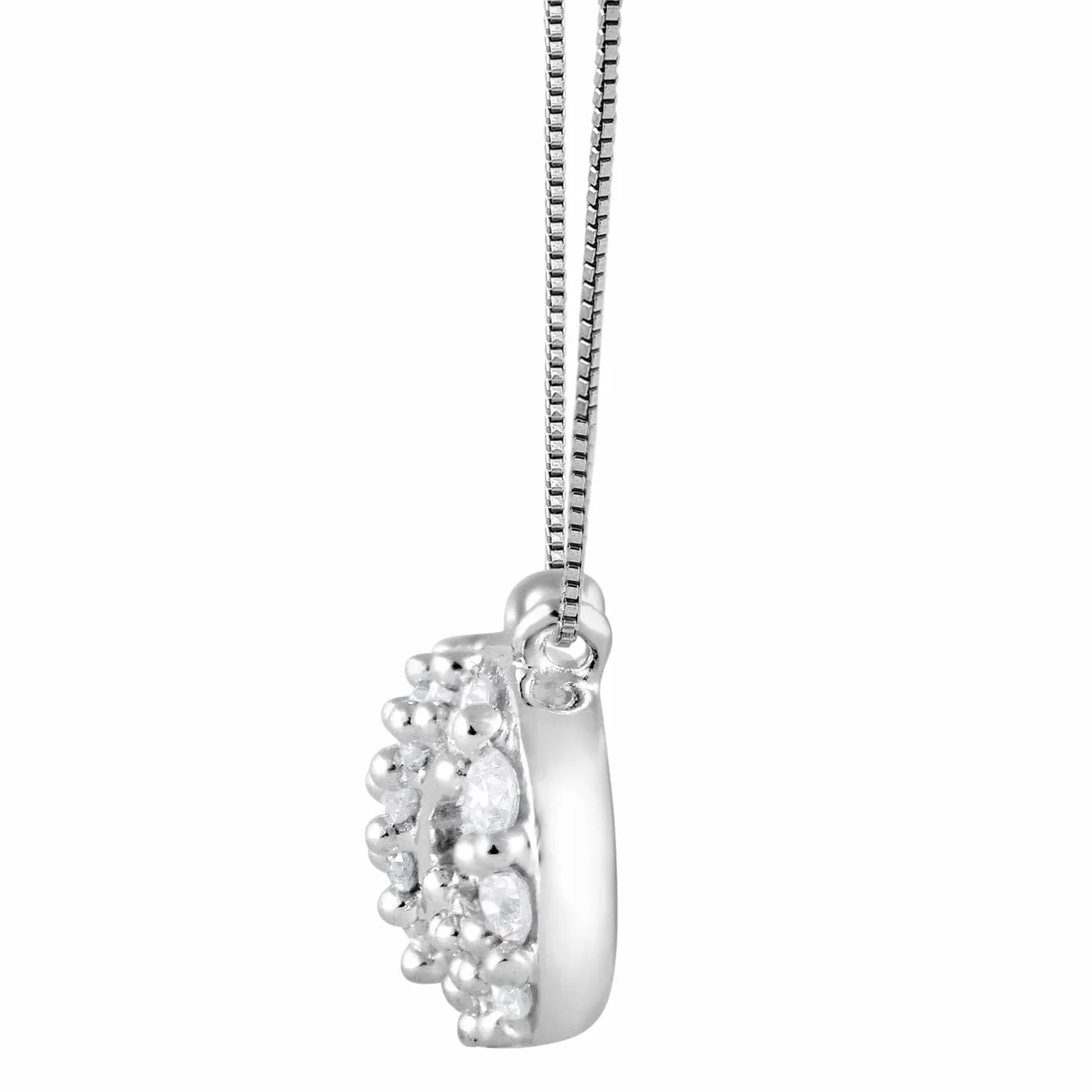0.20 Carat Lab Diamond Infinity Pendant Necklace