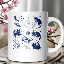 Cats In Space Ceramic Mug