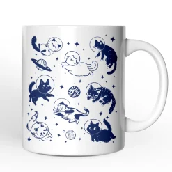 Cats In Space Ceramic Mug