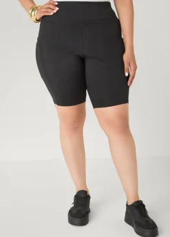 Cell Phone Pocket Biker Shorts
