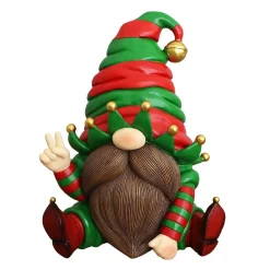 Cheerful Elf Gnome Figurine