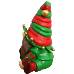 Cheerful Elf Gnome Figurine
