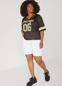 Chicago Lace Trimmed Jersey