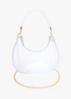 Clear Top Handle Shoulder Bag