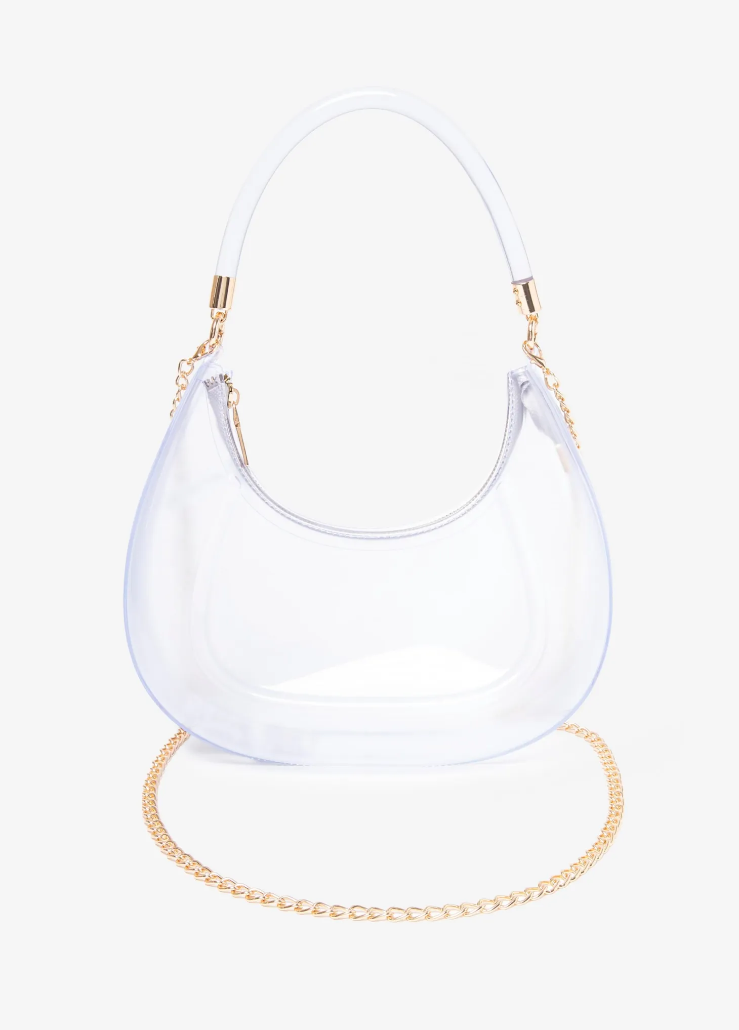 Clear Top Handle Shoulder Bag