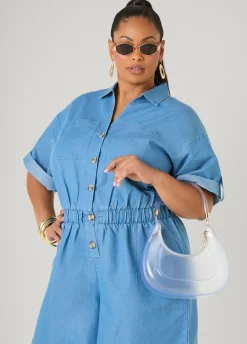 Clear Top Handle Shoulder Bag