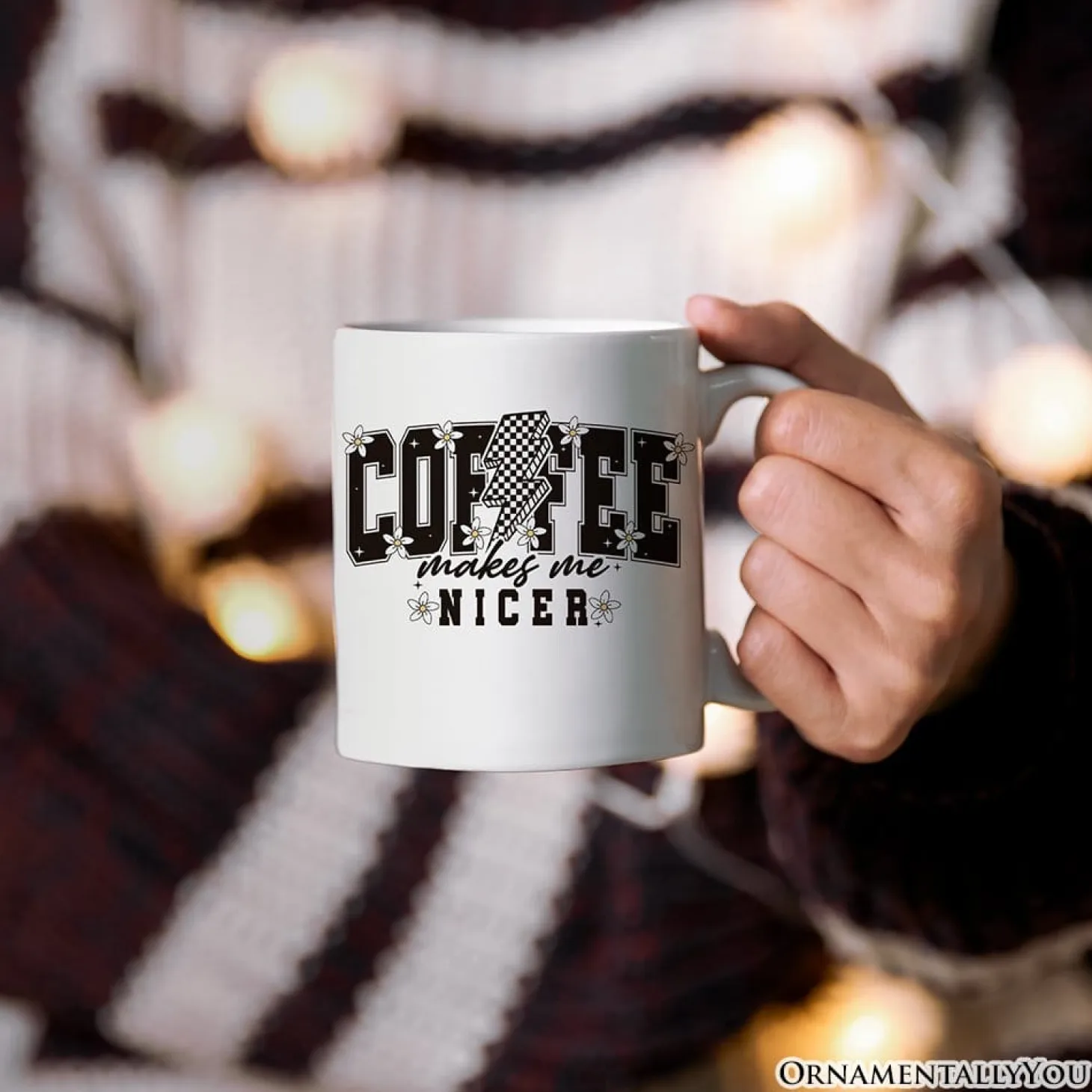 Coffee Makes Me Nicer Mug