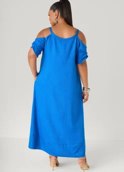 Cold Shoulder Maxi Dress