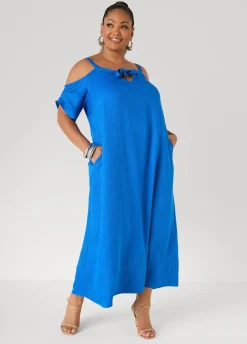 Cold Shoulder Maxi Dress