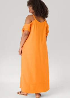 Cold Shoulder Maxi Dress