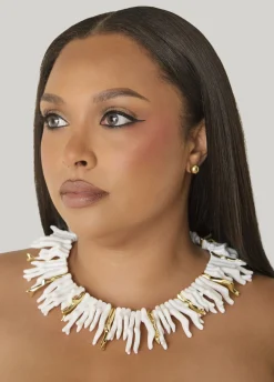 Coral Necklace Set