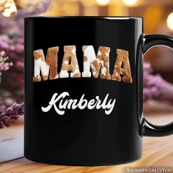 Cow Print Mama Ceramic Mug