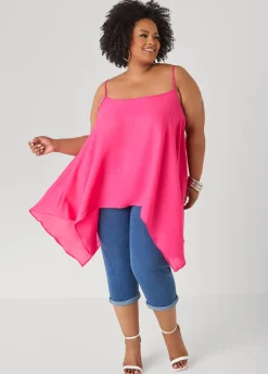 Crepe Handkerchief Tank