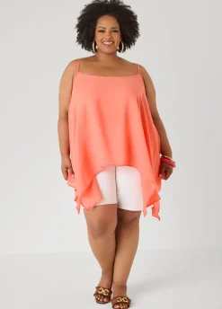 Crepe Handkerchief Tank