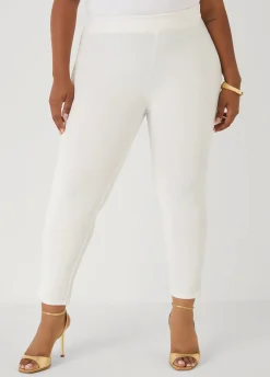 Crepe Pull On Leggings