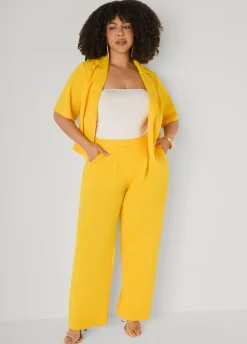 Cropped Crepe Blazer
