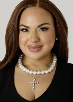 Cross Layered Necklace Set