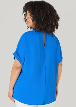 Cuffed Textured Top