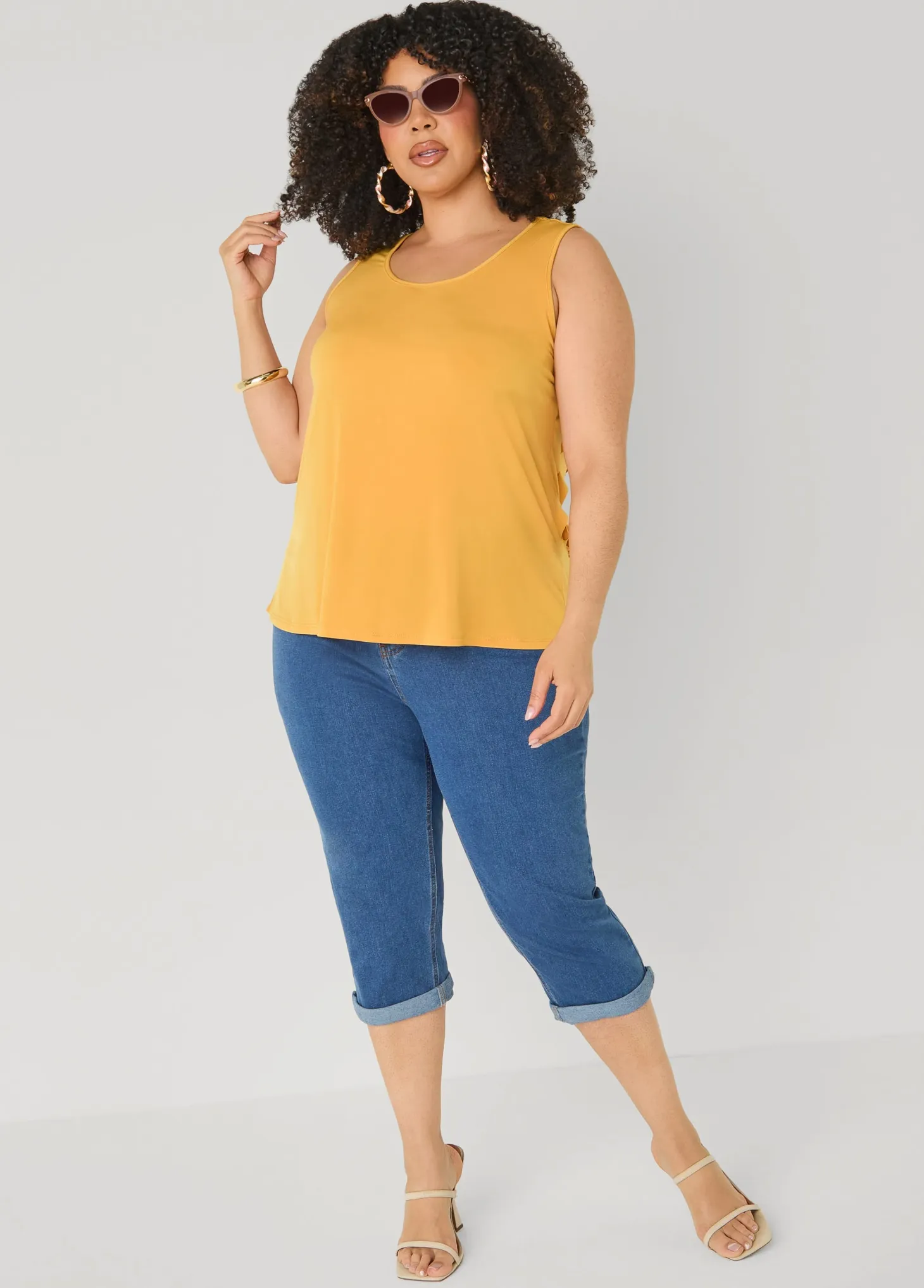 Cutout Knit Tank