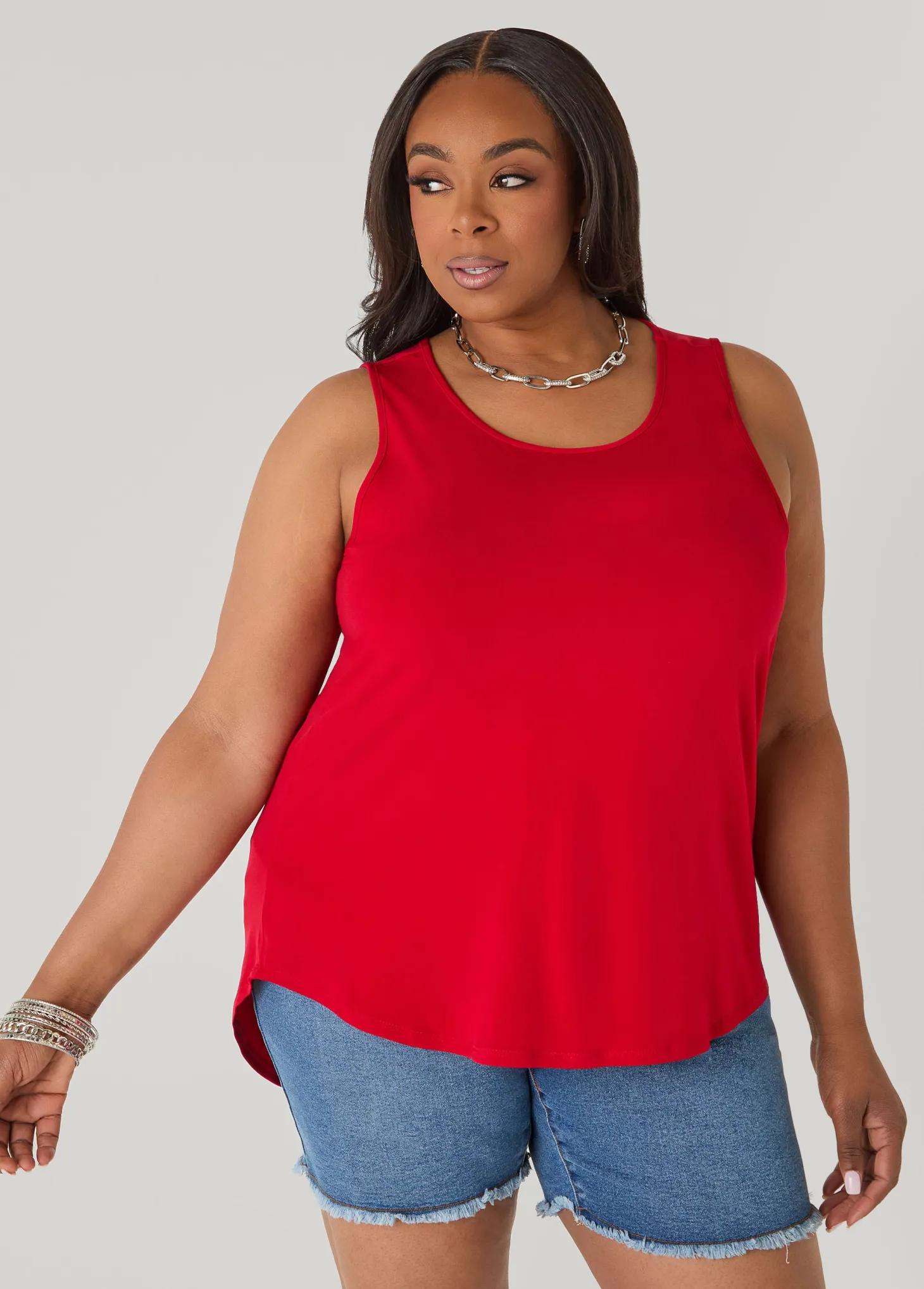Cutout Knit Tank