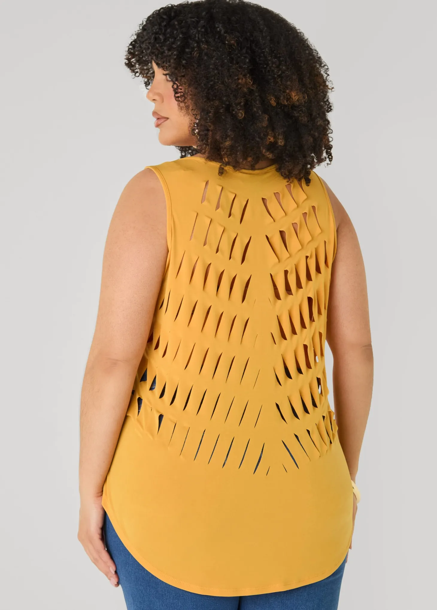 Cutout Knit Tank