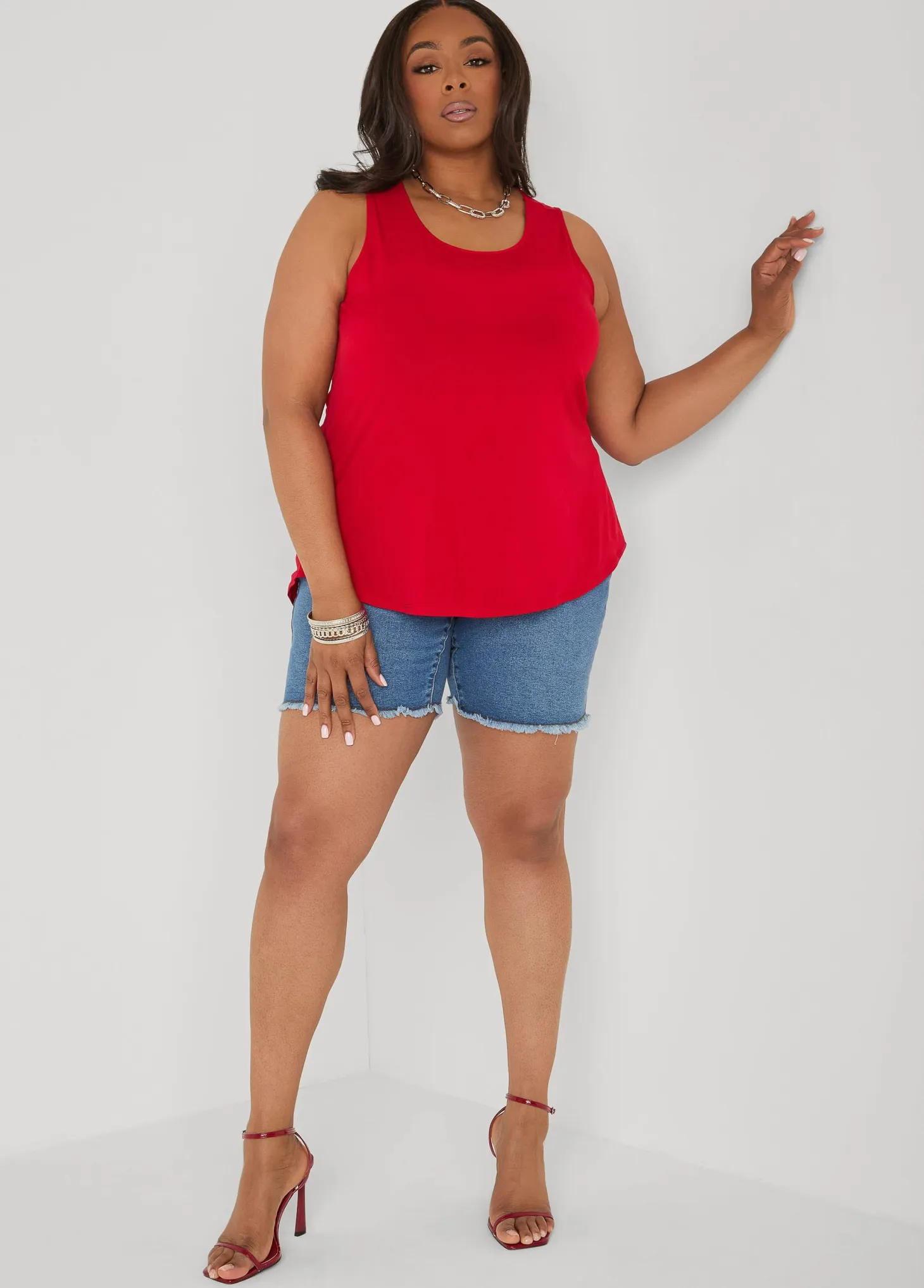 Cutout Knit Tank