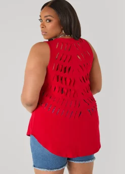 Cutout Knit Tank
