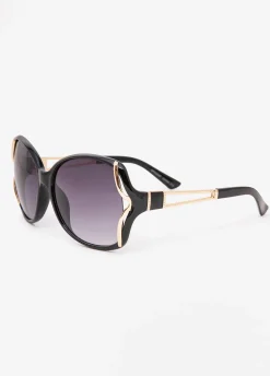 Cutout Round Sunglasses