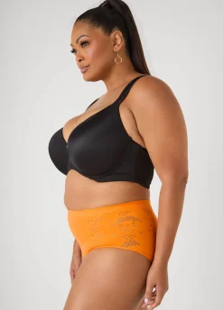 Cutout Seamless High Waist Briefs