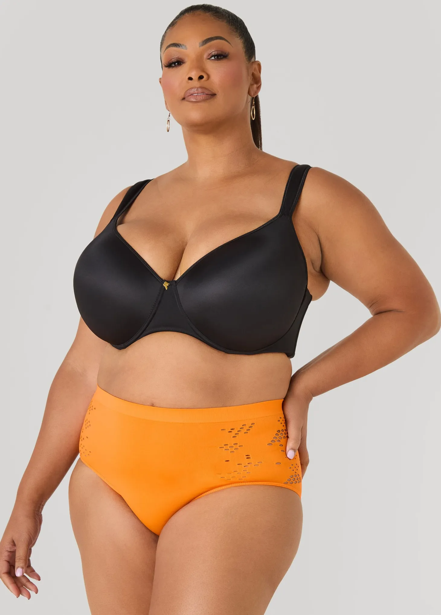 Cutout Seamless High Waist Briefs