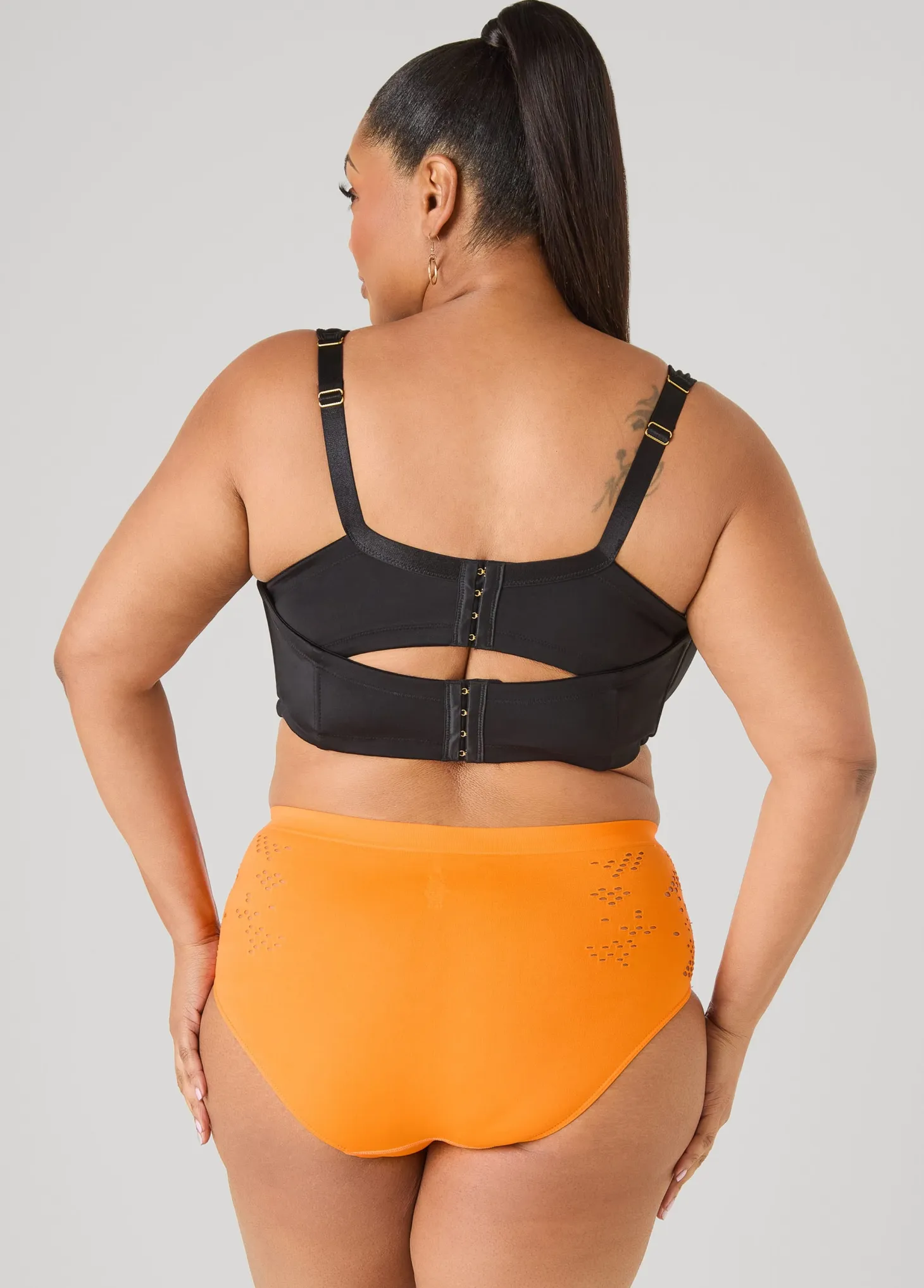 Cutout Seamless High Waist Briefs