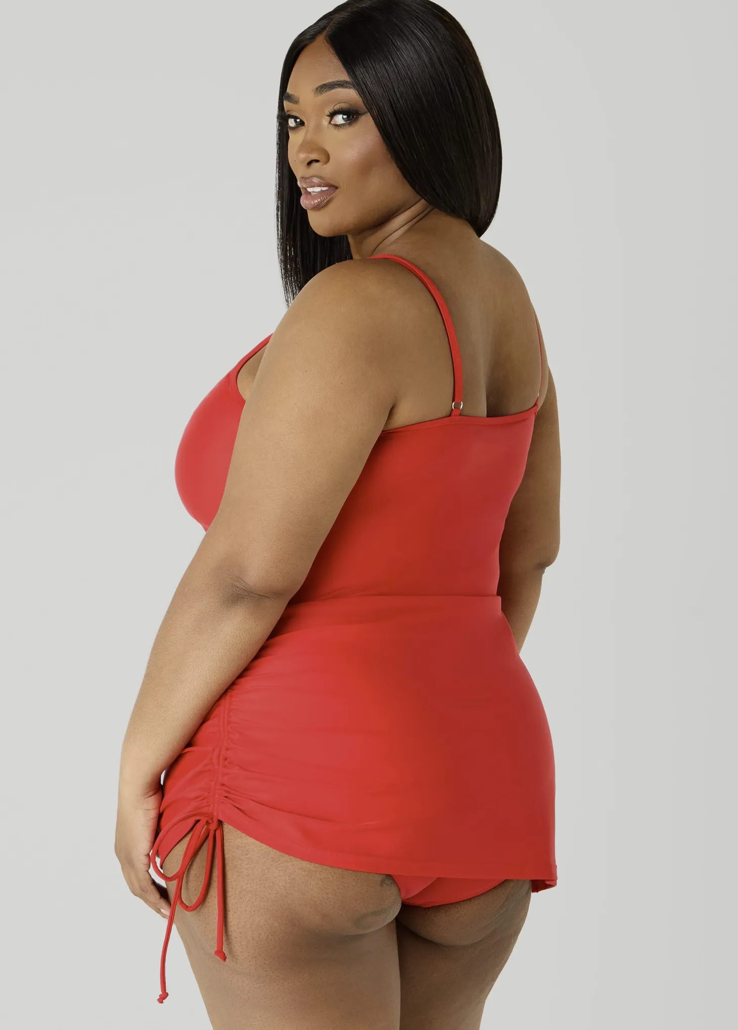 Drawstring Swimdress