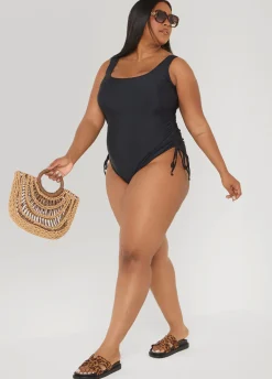 Drawstring Swimsuit
