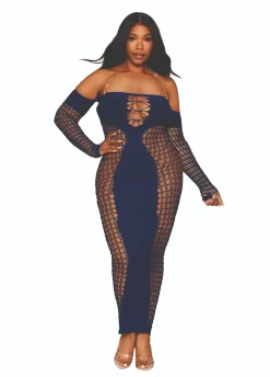 Dreamgirl Chain Trimmed Lingerie Gown