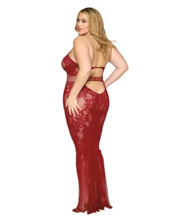Dreamgirl Corset Lace Gown