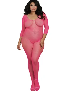 Dreamgirl Crotchless Fishnet Bodystocking