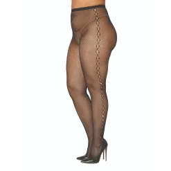 Dreamgirl Crystal Fishnet Pantyhose