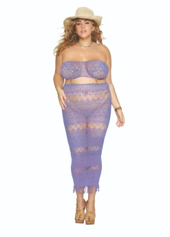 Dreamgirl Cutout Tassel Gown